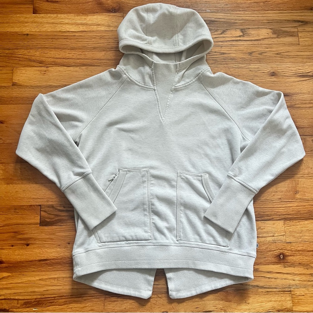 Wmn’s Mountain Hardwear Firetower Cream Heather Hooded sweatshirt Cotton Blend M